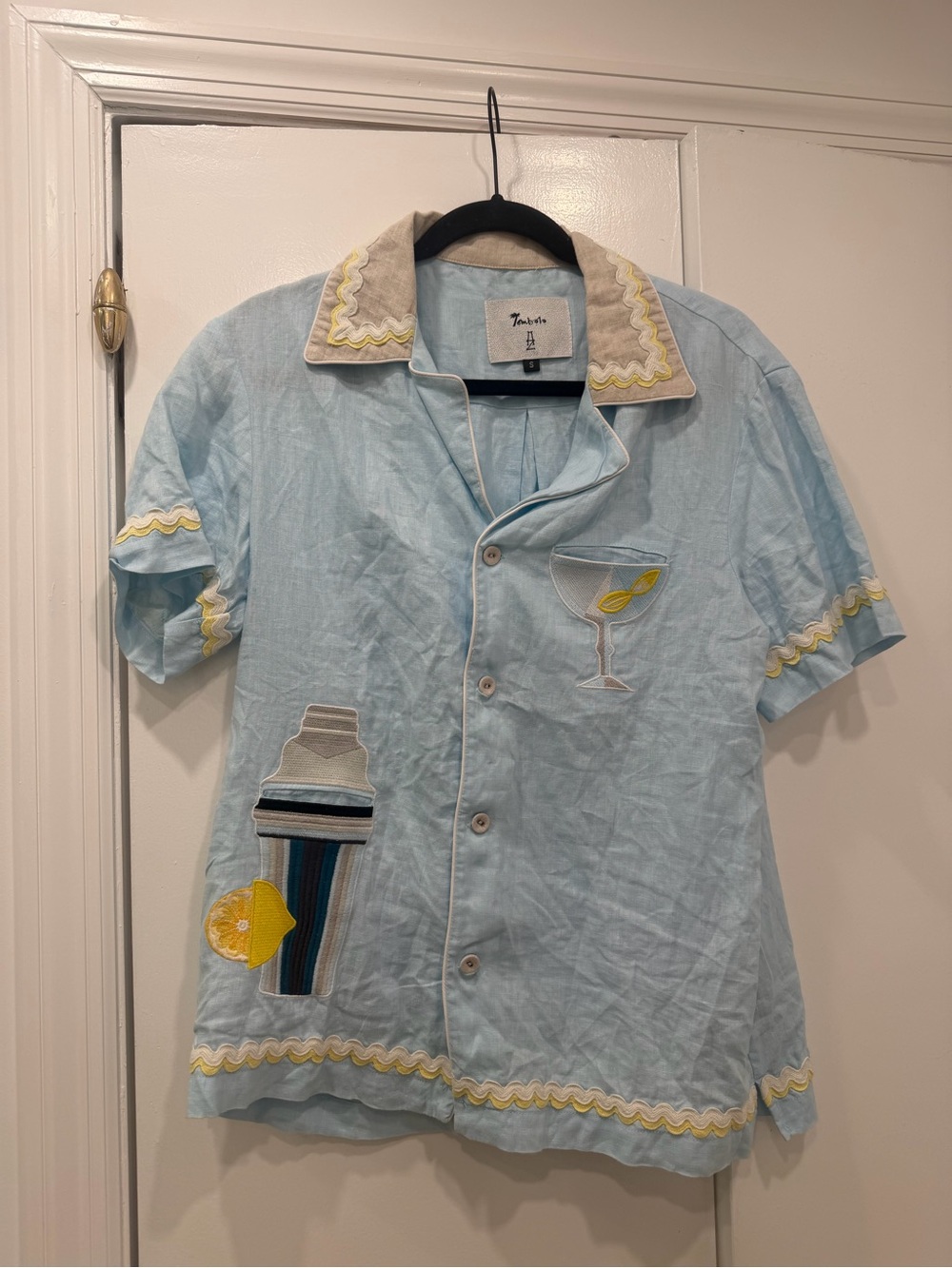 'Alexis Zambrano x Tombolo' Martini Cabana Shirt